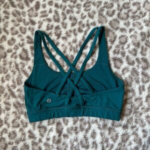 lululemon athletica Deep Teal Sports Bra in a XS/S
